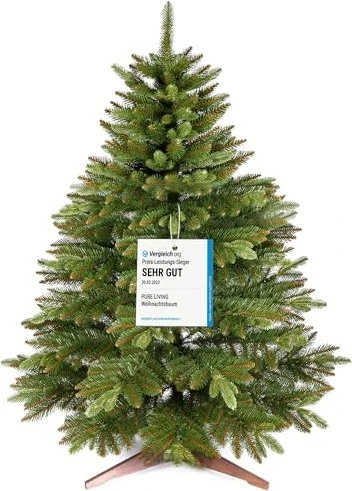Pure Living Künstlicher Weihnachtsbaum Tanne, 120cm