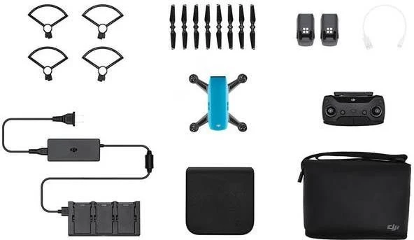 DJI Spark Fly More Combo blau