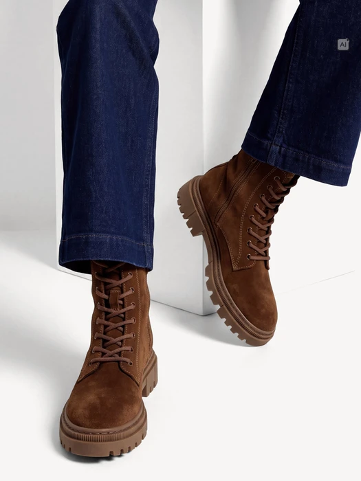 Tamaris Lederstiefelette braun (Damen)