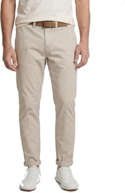 Tom Tailor Chino mit Gürtel Hose cloud grey (Herren)