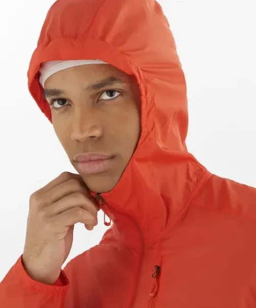 Salomon Bonatti Cross Wind Funktionsjacke cherry tomato (Herren)