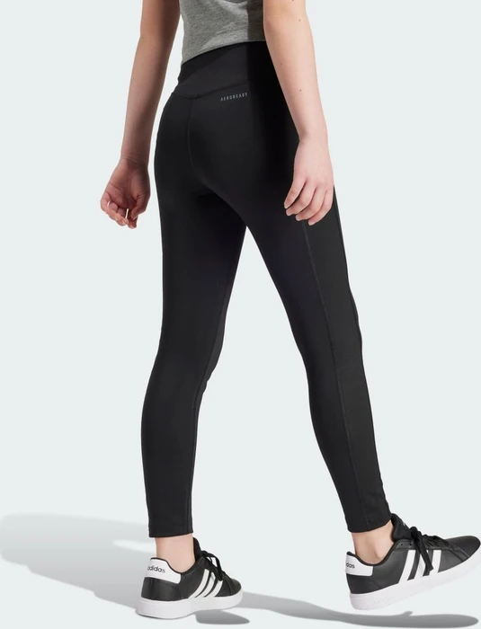 adidas Optime Hose 7/8 black/reflective silver (Junior)