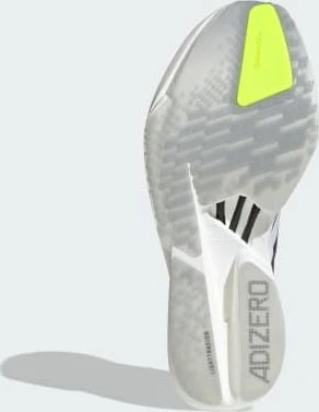 adidas Adizero Adios Pro 4 cloud white/iron metallic/solar yellow (Herren)