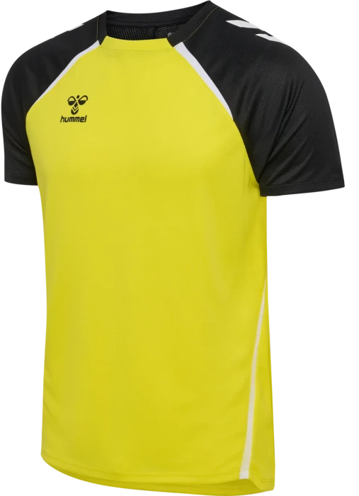 hummel Lead 2.0 Funktionsshirt kurzarm blazing yellow/black (Herren)
