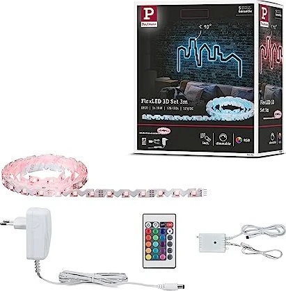 Paulmann FlexLED 3D Basisset RGB LED-Streifen 3m