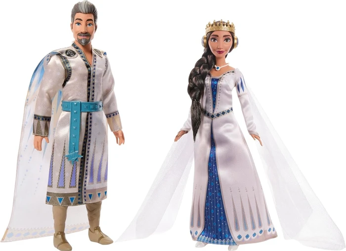 Mattel Disney - Wish - King Magnifico And Queen Amaya von Rosas