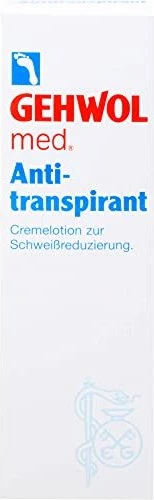 MED. Antitranspirant-Creme zur Verminderung der Schweißbildung für Füssen 125 ml