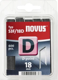 Novus Typ 53 F/D Tacker-Klammern, 18x11.3mm, 600 Stück