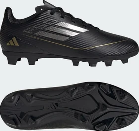 adidas F50 Club Flexible Ground Boots core black/iron metallic/gold metallic (Junior)