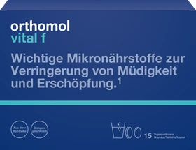Orthomol vital f Granulat + Kapseln Orange, 15 Stück