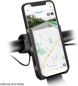 SBS Mobile Anti-vibration Mobile Phone Holder for Bicycles/Scooters schwarz