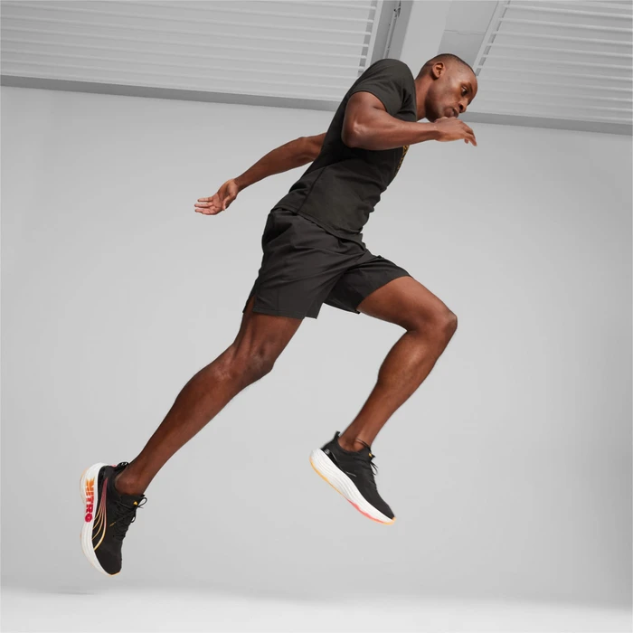 Puma ForeverRun NITRO puma black/sun stream/sunset glow (Herren)