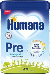 Humana Anfangsmilch Pre Pulver, 750g