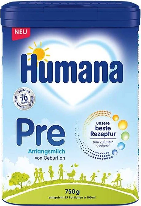 Humana Anfangsmilch Pre Pulver, 750g