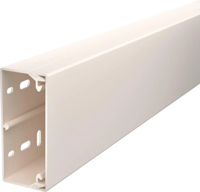OBO Bettermann WDK40090CW Kabelkanal, 90x40mm, 2m, cremeweiß
