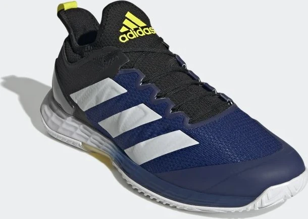 adidas Adizero Ubersonic 4 core black/acid yellow/victory blue (Herren)