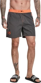 Urban Classics UC Logo Badeshorts dark shadow (Herren)