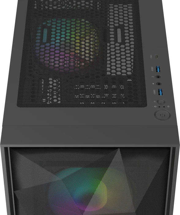 Genesis Diaxid 605 ARGB, schwarz, Glasfenster
