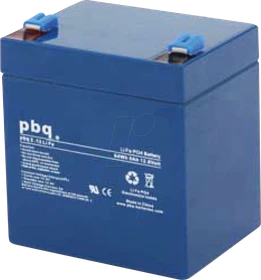 PBQ LF5-12 LiFePO4-Akku 12.8V 5Ah