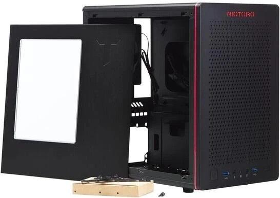 Riotoro CR280, Acrylfenster, Mini-ITX