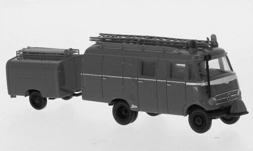 Brekina Mercedes Benz LF319 Anhänger