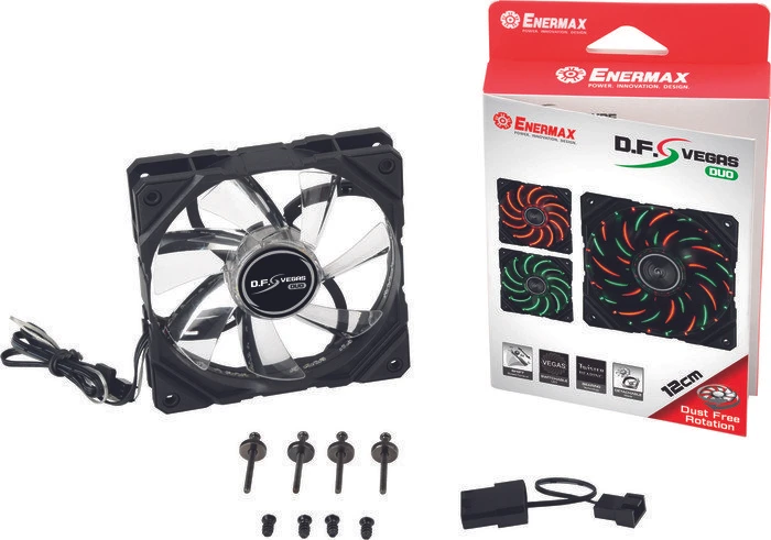 Enermax D.F. Vegas Duo, Lüftersteuerung, 120mm