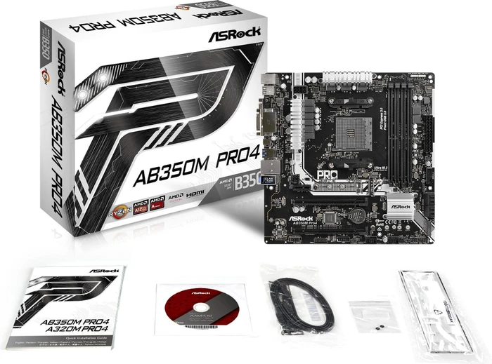 ASRock AB350M Pro4 (AMD AM4)