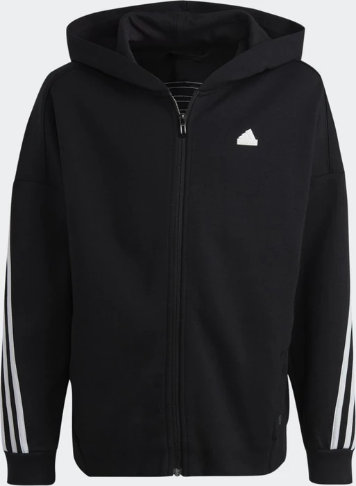 adidas Future Icons 3-Streifen Hoodie schwarz/weiß (Junior)