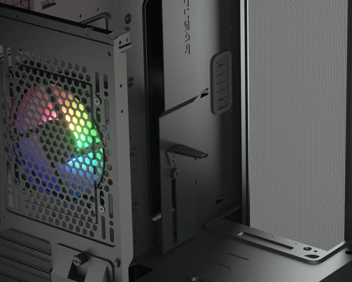 Cougar Duoface Pro RGB, schwarz, Glasfenster