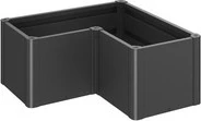 Biohort Pflanzbeet Belvedere L100Mini Hochbeet 102x102cm dunkelgrau-metallic