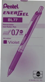 Pentel EnerGel XM BL77 Gelroller violett/silber, 12er-Pack