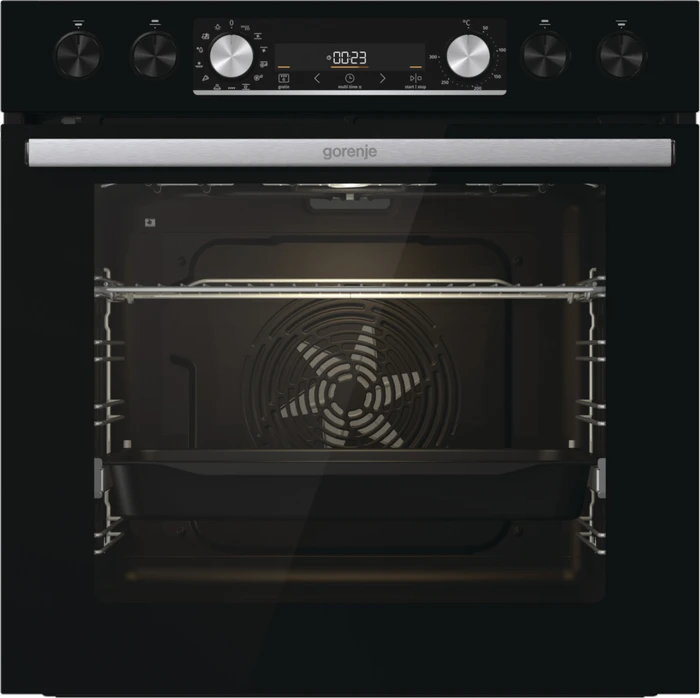 Gorenje Black Set 4 Pyrolyse (BCPX6737E05BG + ECD634X) Einbauherd-Set