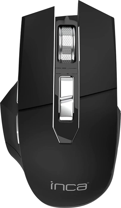 Inca IWM-555 Wireless Mouse schwarz, USB/Bluetooth