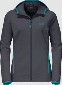 Jack Wolfskin Turbulence Funktionsjacke ebony (Damen)