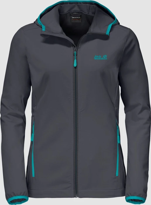 Jack Wolfskin Turbulence Funktionsjacke ebony (Damen)