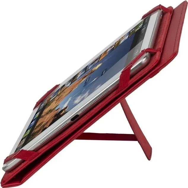 RivaCase Gatwick Kick-Stand Folio Case 3217 passend für Tablets 10.1"-11", rot