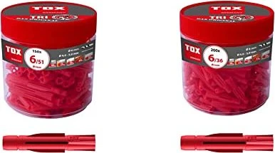 TOX Tri 6/36 Allzweckdübel, 6x36mm, 200 Stück