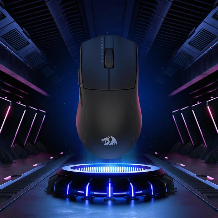 Redragon M916 K1NG Pro 1K 3-Mode Wireless Gaming Mouse schwarz, USB/Bluetooth