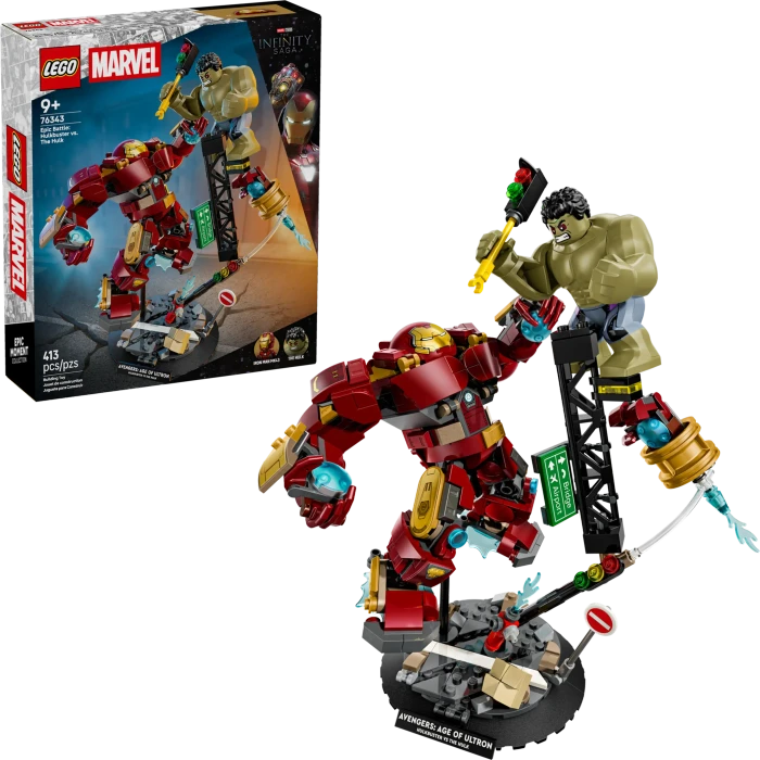LEGO Marvel Super Heroes Spielset - Duell der Giganten: Hulkbuster vs. Hulk