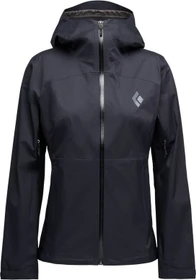 Black Diamond FineLine Stretch Rain Shell Funktionsjacke schwarz (Damen)