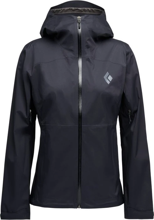Black Diamond FineLine Stretch Rain Shell Funktionsjacke schwarz (Damen)