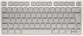 Cherry KW 7100 Mini BT for Mac, weiß/grau, Bluetooth, DE (JK-7110DE-25)