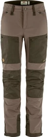 Fjällräven Keb Agile Hose lang suede brown/dark olive (Damen)