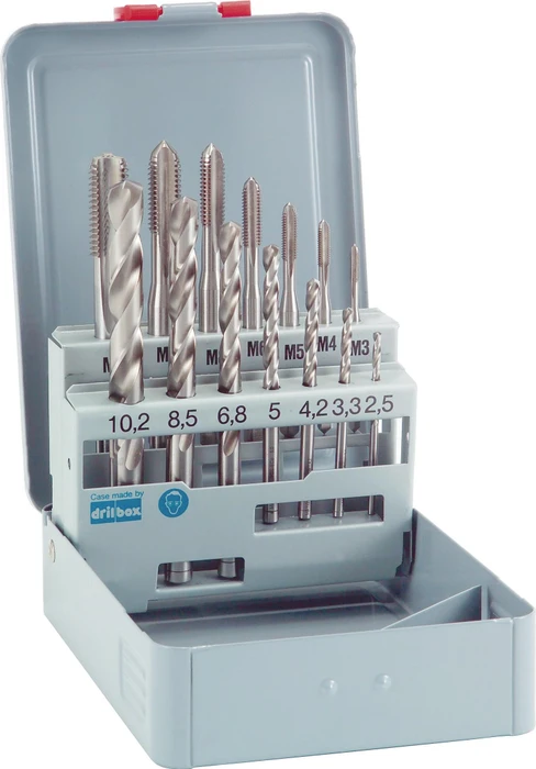 Alpen HSS Cobalt RN KM14 Metallspiralbohrer-Sortiment inkl. Werkzeugbox, 14-tlg.