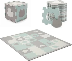 Kinderkraft Puzzlematte 3D Luno Shapes 30-tlg. mint