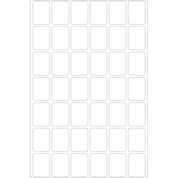 Herma Vielzwecketiketten, 16x22mm, weiß, 32 Blatt (1344 Etiketten)
