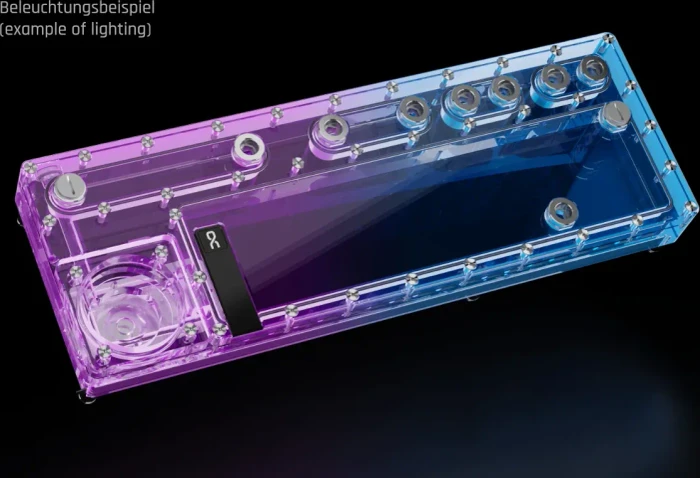 Alphacool Core Distro Plate 420 Links VPP/D5, Verteilerplatte