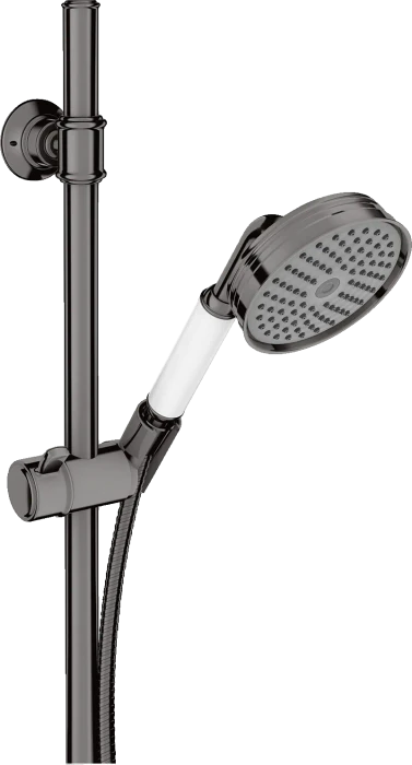 Hansgrohe Axor Montreux Brauseset 0.90m mit Handbrause 100 1jet polished black chrome