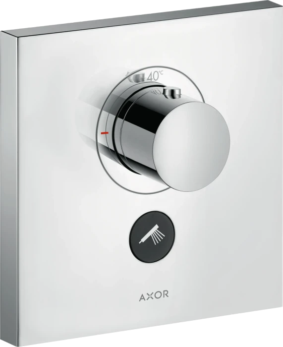 Hansgrohe Axor ShowerSelect Thermostat HighFlow Unterputz eckig für 1 Verbraucher und einen zusätzlichen Abgang polished chrome