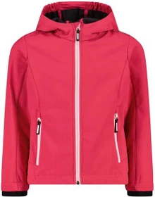 CMP Softshell Melange Fix Hood Funktionsjacke red carminio (Junior)